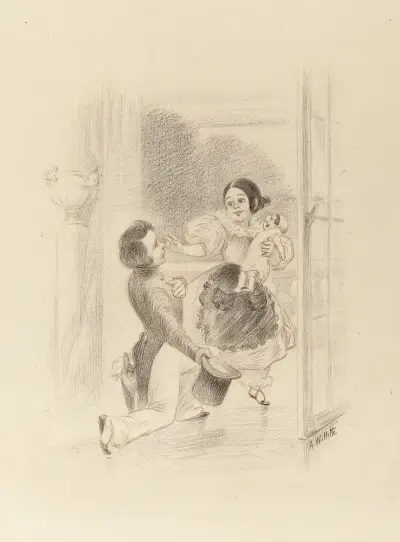 Hermina av Adolphe Léon Willette