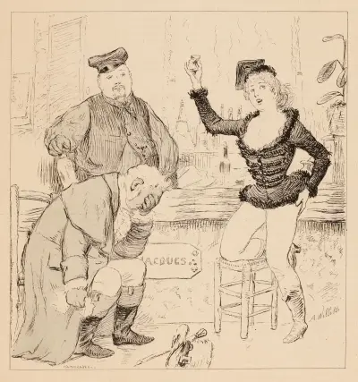 Je suis l’âme de la Pologne (Air connu) av Adolphe Léon Willette