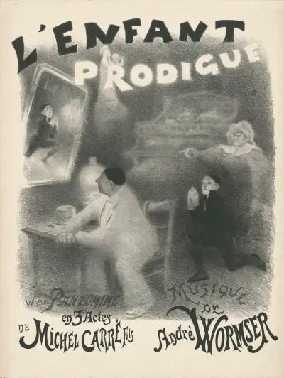 L’enfant prodigue. Pantomime en 3 Actes de Michel Carré Fils av Adolphe Léon Willette