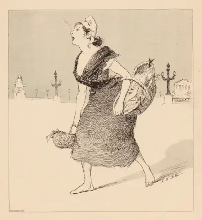 Marianne -Il arrive il arrive av Adolphe Léon Willette