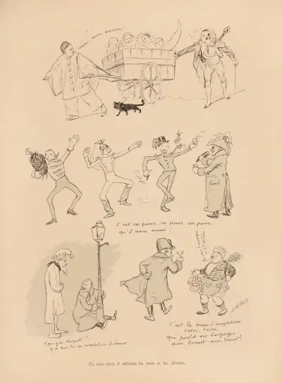 Merci mon ancien av Adolphe Léon Willette