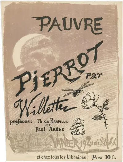 Pauvre Pierrot par Willette av Adolphe Léon Willette