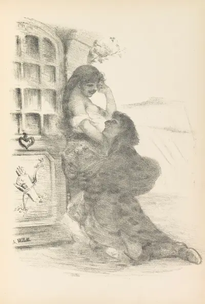 Stances â Manon av Adolphe Léon Willette
