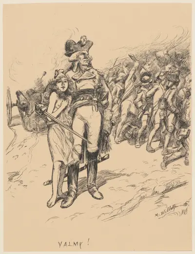 Valmy av Adolphe Léon Willette