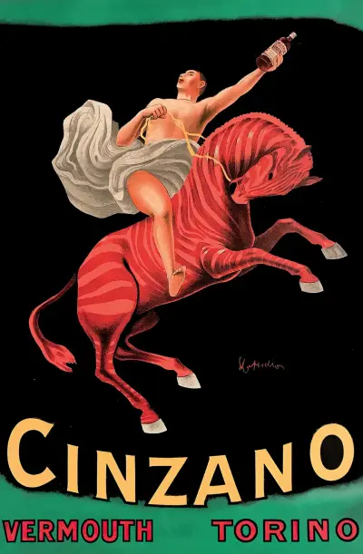 Cinzano Vermouth Torino av Leonetto Cappiello