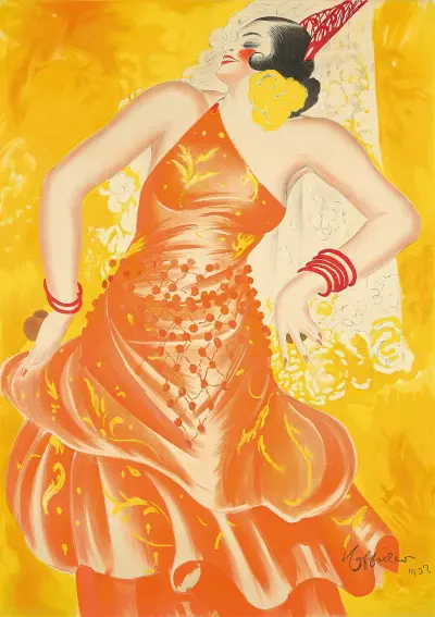 Conchita Supervia av Leonetto Cappiello