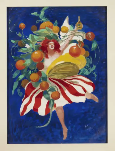 Kvinna med flaska av Leonetto Cappiello