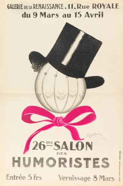Galerie De La Renaissance. 11, Rue Royale Du 9 Mars Au 15 Avril 26ème Salon Des Humoristes av Leonetto Cappiello