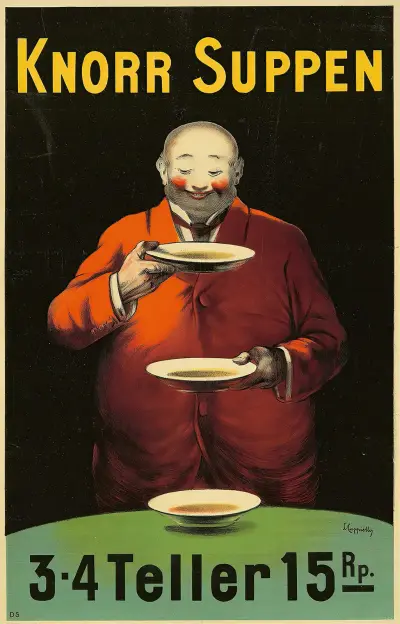 Knorr Suppen av Leonetto Cappiello
