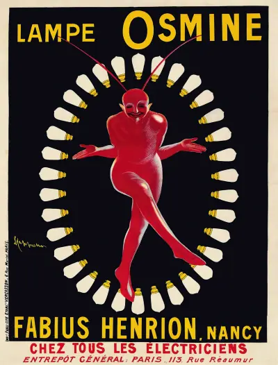 Lampe Osmine von Leonetto Cappiello