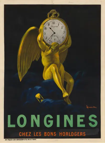 Longines chez les bons horlogers av Leonetto Cappiello