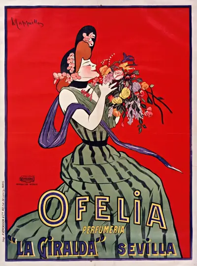 Ofelia, Perfumeria ‘La Giralda’, Sevilla av Leonetto Cappiello