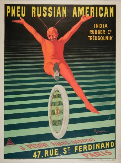 Pneu Russian American av Leonetto Cappiello