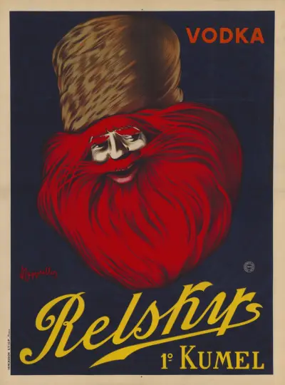 Vodka Relskys, 1° Kumel av Leonetto Cappiello