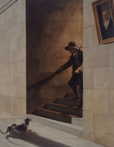 Schody w dół, Louis-Léopold Boilly