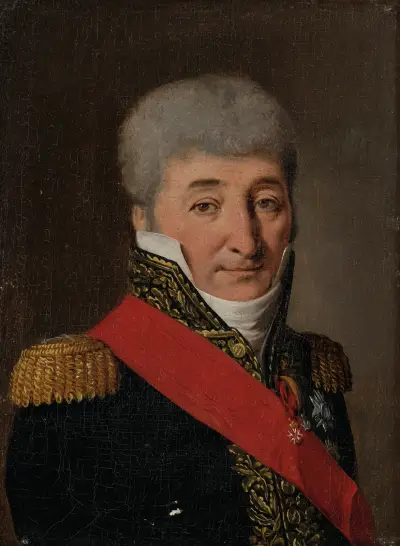 Portret Charles'a Pierre'a François Augereau, Louis-Léopold Boilly