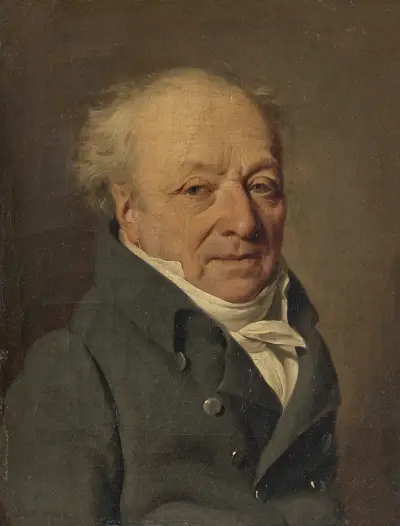 Portret mężczyzny tradycyjnie nazywanego Antoine-Charles-André-René De Puisaye, Louis-Léopold Boilly