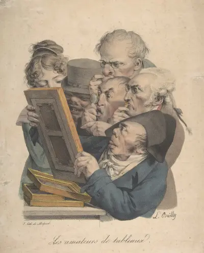 Znawcy sztuki, Louis-Léopold Boilly