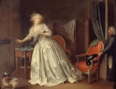 Nagły wyjazd, Louis-Léopold Boilly