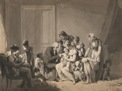 Szczepienie, Louis-Léopold Boilly
