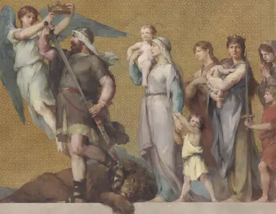 Procession carolingienne, 1878 – nr 2 av Henri Leopold Lévy