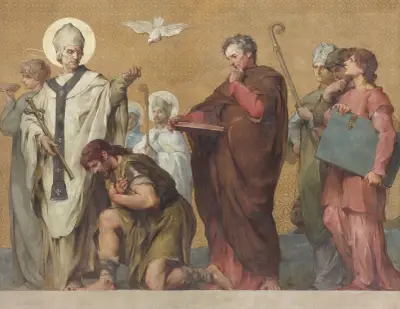 Procession carolingienne, 1878 – nr 3 av Henri Leopold Lévy