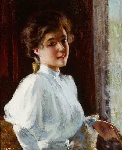 A Young Girl av Willard Leroy Metcalf