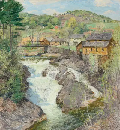 The Falls av Willard Leroy Metcalf