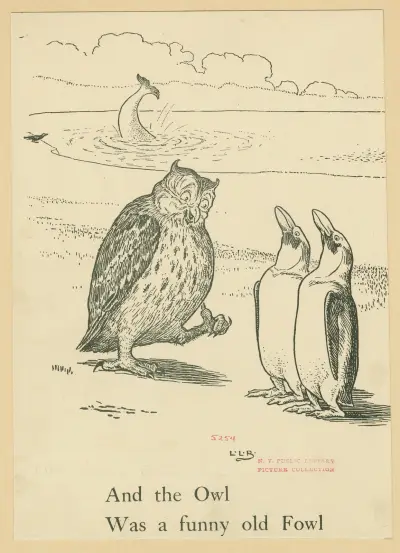 And the owl was a funny old fowl. av Leonard Leslie Brooke