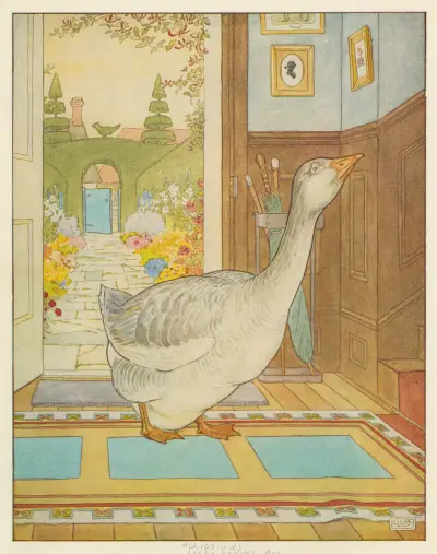 Goosey, goosey gander av Leonard Leslie Brooke