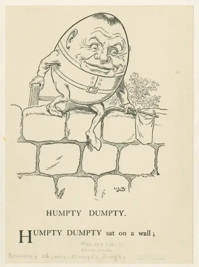 Humpty Dumpty. av Leonard Leslie Brooke