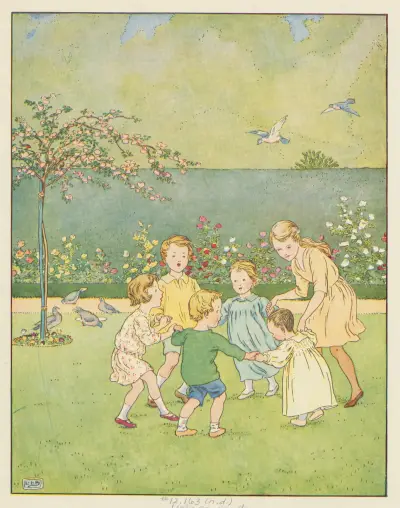 Ring o’ roses. av Leonard Leslie Brooke