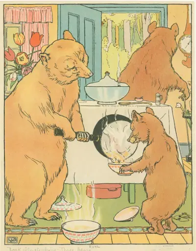 The bears at home av Leonard Leslie Brooke