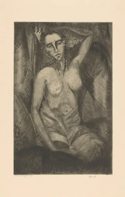 Sitzende Frau, 1915 – Nr. 1 von Lodewijk Schelfhout