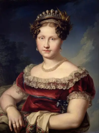 Luisa Carlota de Borbón-Dos Sicilias av Vicente López Portaña