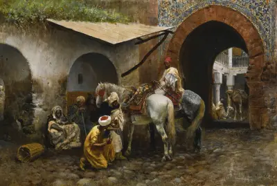 Ein maurischer Schmied von Edwin Lord Weeks