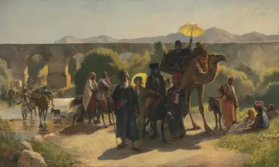 En pilgrimsfärd till Jordan (vid den grekiska påsken) av Edwin Lord Weeks