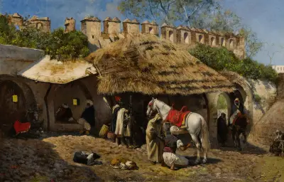 Smedja i Tanger av Edwin Lord Weeks
