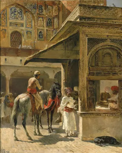 Hindu Merchants av Edwin Lord Weeks