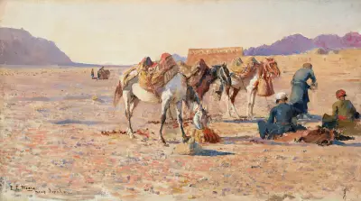 In der Nähe von Ispahan von Edwin Lord Weeks
