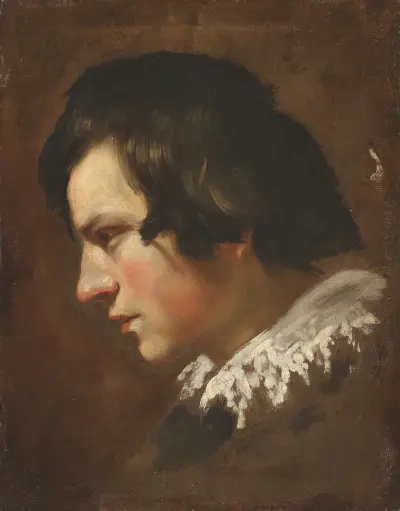 Head of a young man in profile, Gian Lorenzo Bernini