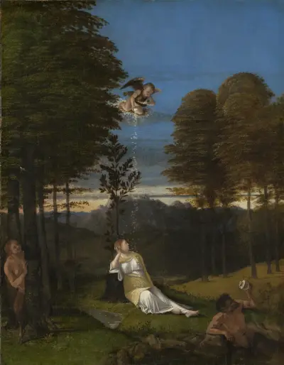 Allegory of Chastity av Lorenzo Lotto