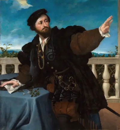 Portrait of a Man av Lorenzo Lotto
