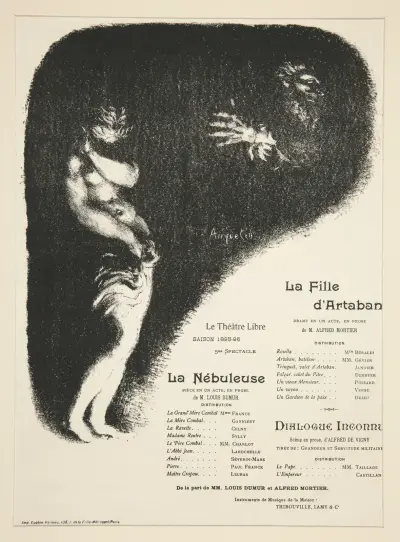 Program for Le Théâtre Libre av Louis Anquetin