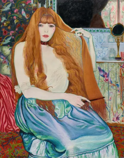 Woman at Her Toilette av Louis Anquetin