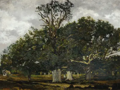 ‘jean De Paris’ In Fontainebleau Forest av Antoine-Louis Barye
