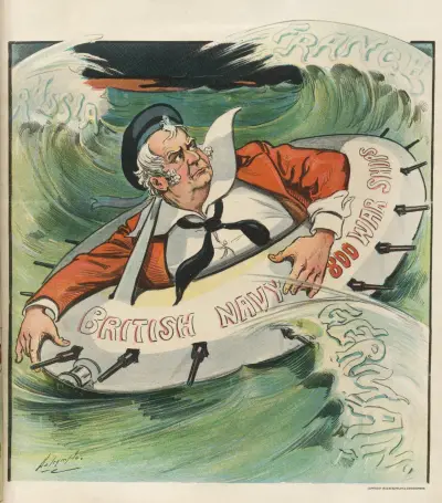 If he has to take to water von Louis Dalrymple