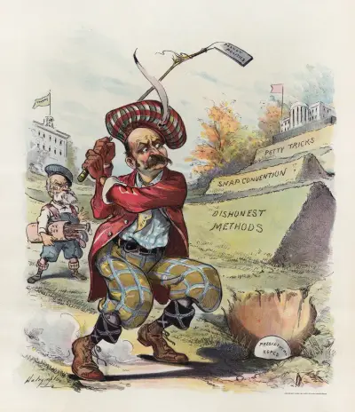 Auf den Golfplätzen des Präsidenten von Louis Dalrymple