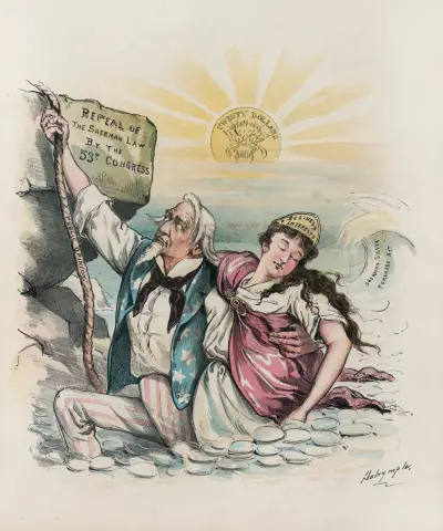 Z srebrnej powodzi!, Louis Dalrymple
