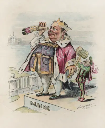 Pucks Präsidentschaftsmöglichkeiten. Nr. III, Der Zar ohne Job von Louis Dalrymple